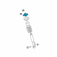 OEM Lincoln Navigator Upper Mount Diagram - 7L1Z-18A099-E