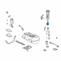 OEM 2001 Honda Insight Housing, Center Diagram - 17704-S3Y-003