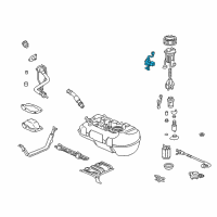 OEM 2000 Honda Insight Meter, Fuel Diagram - 17630-S3Y-003