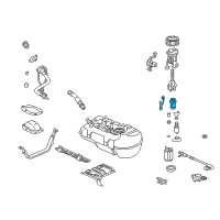 OEM Honda Insight Filter Set, Fuel Diagram - 16010-S3Y-000