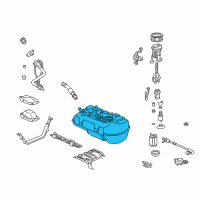 OEM 2005 Honda Insight Tank, Fuel Diagram - 17500-S3Y-505