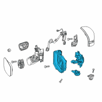 OEM 2019 Honda Odyssey Housing Set, R. Diagram - 76205-THR-A31