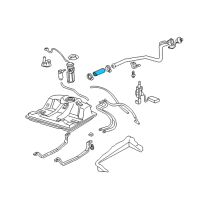 OEM Oldsmobile Intrigue Hose-Fuel Tank Filler Diagram - 15221634