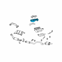 OEM Oldsmobile Intrigue Manifold Diagram - 24503918