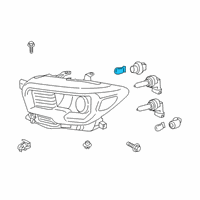 OEM 2022 Toyota Tacoma Exterior Bulbs Diagram - 90981-15030