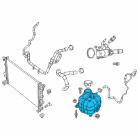 OEM 2022 Jeep Cherokee Reservoir-COOLANT Diagram - 68288272AB