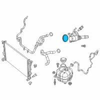 OEM Jeep Renegade Seal-THERMOSTAT Housing Diagram - 5047264AA