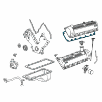 OEM 2005 Ford Excursion Valve Cover Gasket Diagram - 3C3Z-6584-BA