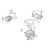 OEM 2015 Cadillac CTS Air Cleaner Assembly Insulator Diagram - 15875807