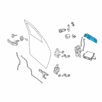 OEM Ram 1500 Classic Exterior Door Diagram - 55112383AE