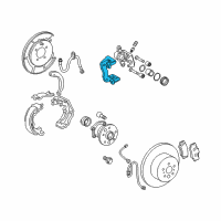 OEM Lexus ES350 Mounting, Rear Disc Brake Diagram - 47821-33241