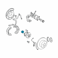 OEM 2003 Toyota Camry ABS Rotor Diagram - 89544-48010