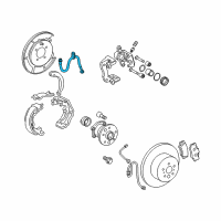 OEM 2011 Toyota Camry Brake Hose Diagram - 90947-02F60