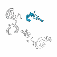 OEM 2011 Lexus ES350 Rear Passenger Disc Brake Cylinder Assembly Diagram - 47830-33240