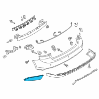 OEM 2016 Ford Focus Reflector Diagram - BM5Z-13A565-B