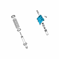 OEM 2006 Kia Amanti Bracket Assembly-Rear Side ABSORBER Mounting Diagram - 553303F000