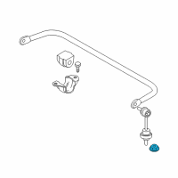 OEM BMW Z8 Hex Nut With Flange Diagram - 33-30-6-760-587