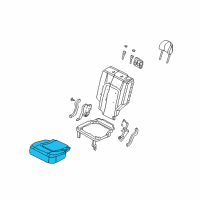 OEM Jeep Cushion Cover And Pad Diagram - 1BB611D1AA