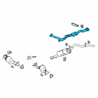 OEM 2018 GMC Canyon Converter & Pipe Diagram - 19420269