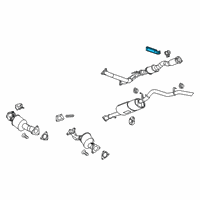 OEM GMC Converter & Pipe Hanger Diagram - 84317051