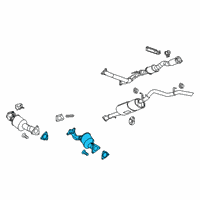 OEM 2017 Chevrolet Colorado Catalytic Converter Diagram - 84369360