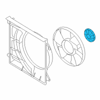 OEM Kia Borrego Clutch-Cooling Fan Diagram - 252372J200