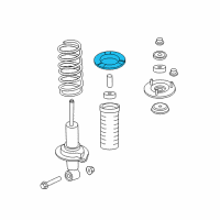 OEM 2022 Nissan Armada Front Spring Rubber Seal Diagram - 54034-1LA0A