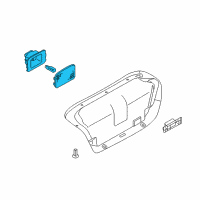 OEM 2011 Infiniti G37 Lamp Assembly-Door Step Diagram - 26420-4U000