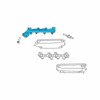 OEM 2008 Dodge Ram 1500 Exhaust Manifold Diagram - 53032898AF