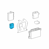 OEM 2005 Dodge Sprinter 3500 Turn Signal Flasher Module Diagram - 5139996AA