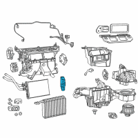 OEM 2020 Dodge Challenger Control-A/C And Heater Diagram - 68400512AC