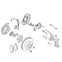 OEM Nissan 350Z Pin-Anti Shoe Rattle Diagram - 44081-8J01A