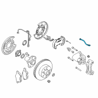 OEM Infiniti G35 Hose Assembly-Brake, Rear Diagram - 46211-CF60B