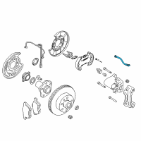 OEM 2007 Infiniti G35 Hose Assy-Brake, Rear Diagram - 46211-AL51A