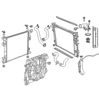 OEM 2018 Jeep Grand Cherokee Radiator Drain Cock Diagram - 5140661AA