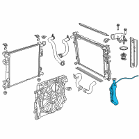 OEM 2020 Dodge Grand Caravan Bottle-COOLANT Recovery Diagram - 4677569AC