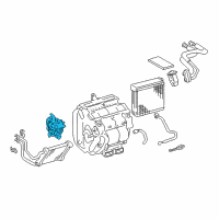 OEM 2003 Toyota Avalon Mode Motor Diagram - 87106-07040