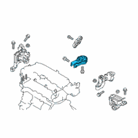 OEM 2019 Toyota Yaris Rear Mount Diagram - 12371-WB001