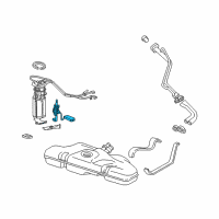 OEM 1994 Chevrolet Cavalier Sensor Asm, Fuel Level Diagram - 25028580