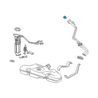 OEM Chevrolet V10 Suburban Tank Assembly Cap Diagram - 22591476