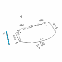 OEM 2018 Toyota Highlander Lift Cylinder Diagram - 68930-0E050