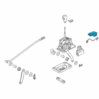 OEM 2017 Infiniti QX50 Indicator Assy-Auto Transmission Control Diagram - 96940-1BA0A