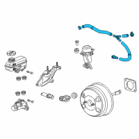 OEM Chevrolet Captiva Sport Vacuum Hose Diagram - 22834621