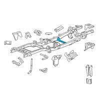 OEM 2016 Ram 3500 CROSSMEMBER-Transmission Diagram - 68258839AA