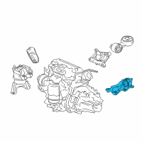 OEM 2015 Honda Civic Mounting, Transmission (Mt) Diagram - 50850-TR0-A01