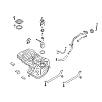 OEM 2019 Hyundai Santa Fe Clamp Assembly Diagram - 31141-D3450