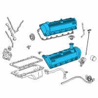 OEM Ford E-350 Econoline Club Wagon Valve Cover Diagram - 5C3E-6582-DA