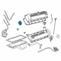 OEM Ford Excursion Pulley Diagram - 5C3Z-6312-AA