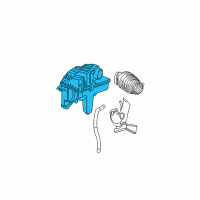 OEM 2006 Dodge Grand Caravan Air Cleaner Diagram - 4861356AA