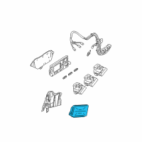 OEM 1999 Oldsmobile Cutlass PCM Diagram - 9361733